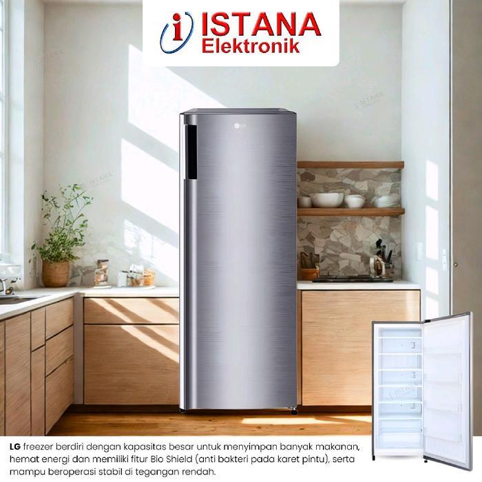 LG FREEZER BERDIRI 6 RAK 171 LITER GN304SQBR