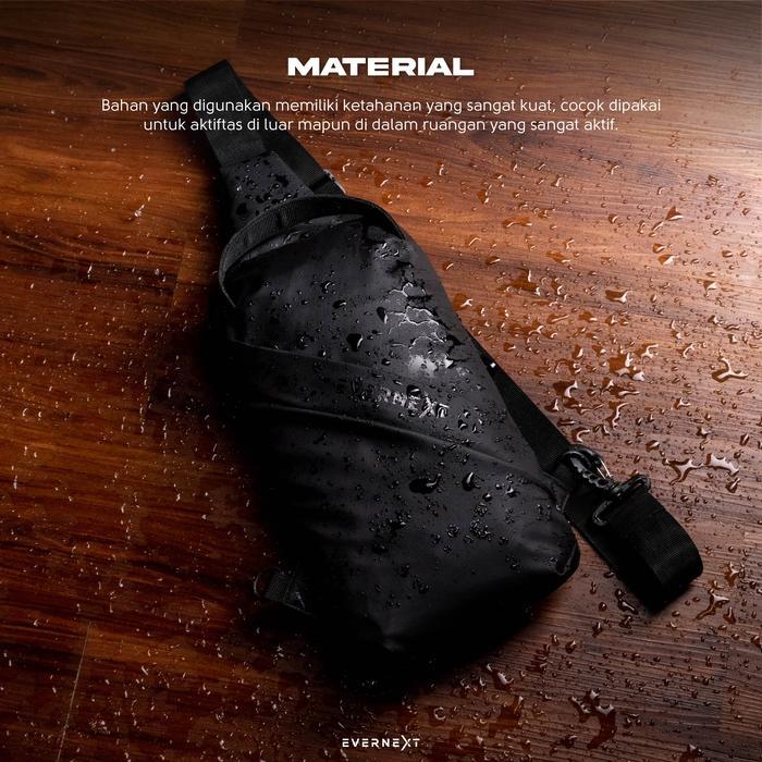 BERKUALITAS EVERNEXT - Shoulder Bag Phantom Tas Slempang Multifungsi Pria Tas Selempang Waterproof