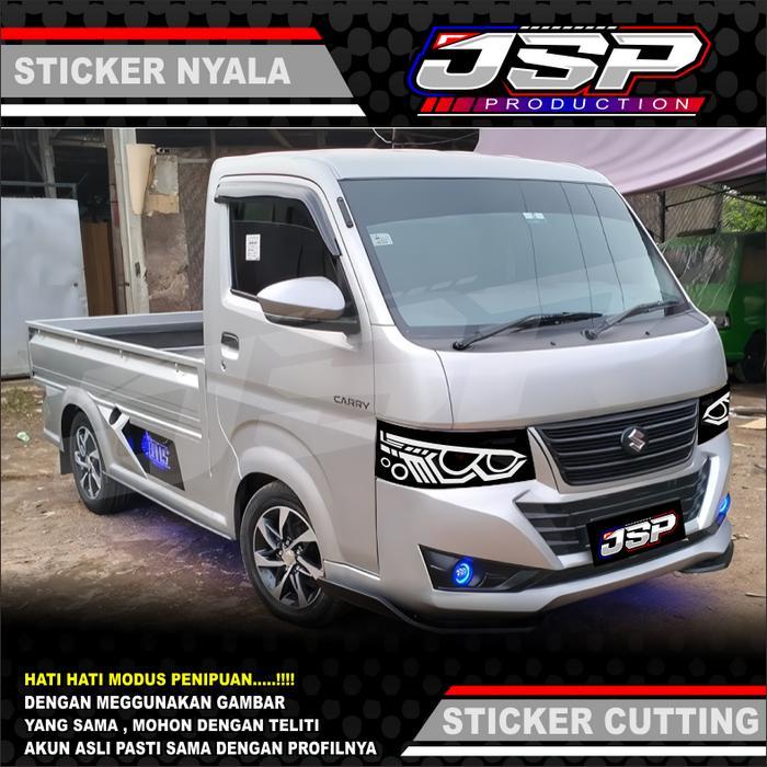[001] STICKER CUTTING LAMPU DEPAN CARRY NEW / STICKER CARRY TAYO / HEADLAMP CARRY TAYO / STICKER
