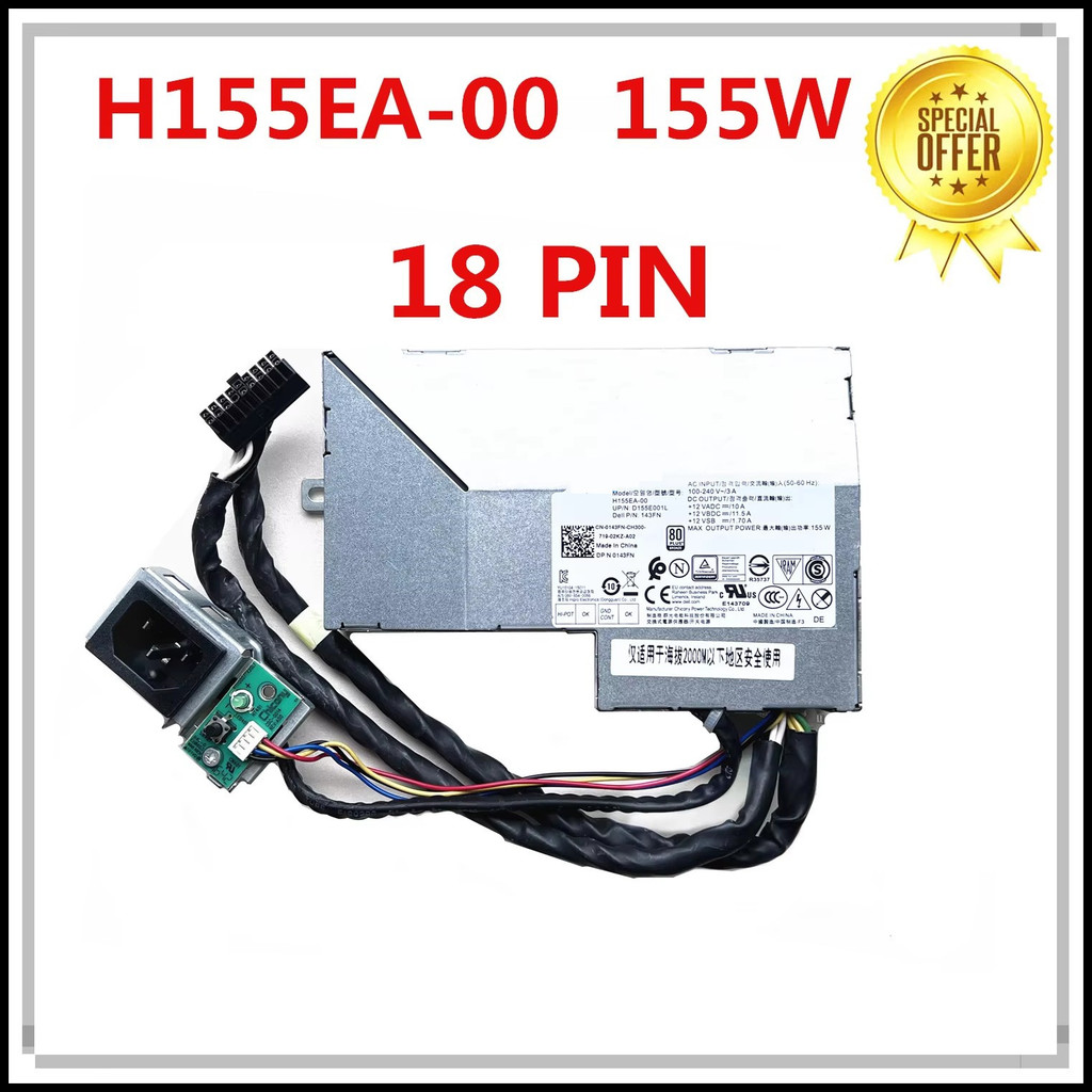 NEW Original For Dell 3240 7440 All-in-one Power Supply H155EA-00 155W 0143FN 143FN 03PYMT 3PYMT