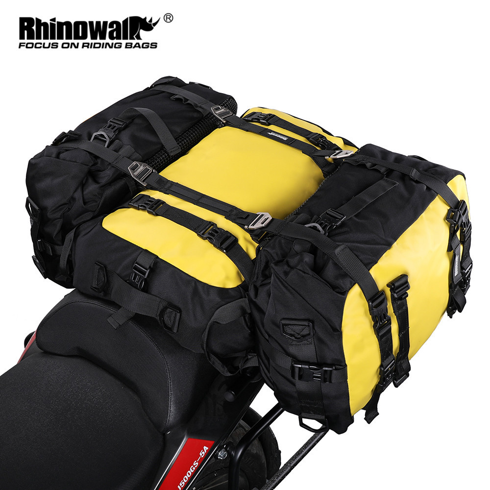Tas Jok Belakang Motor Rhinowalk 10L/20L/30L Anti Air, Tas Bumper Multifungsi untuk Penyimpanan Bara