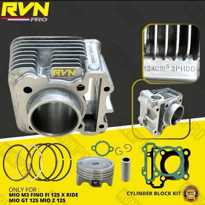 Blok Seher Bore Up free Paking Mio M3 Mio Z Mio S Soul GT 125 Xride 125 Fino 125 Standar 2PH Bore Up
