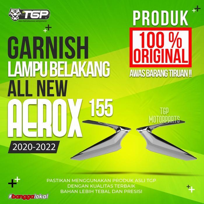 GARNISH LAMPU BELAKANG ALL NEW AEROX 155 CONNECTED AKSESORIS VARIASI ORIGINAL QUALITY