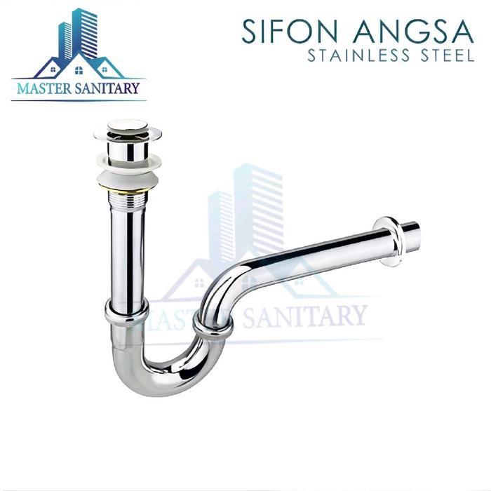 Sifon Wastafel Universal Stainless /Sifon Wastafel Stainless Murah
