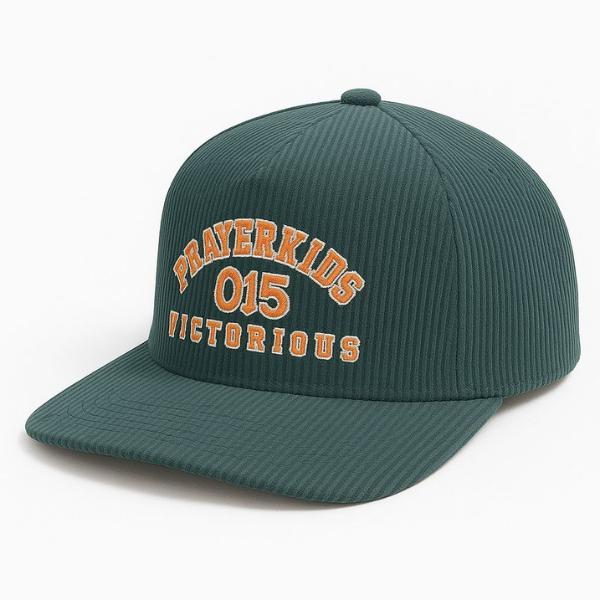 Topi Prayerkids COLLEGE ON SNAPBACK CORDUROY - Blue Jeans - Unisex