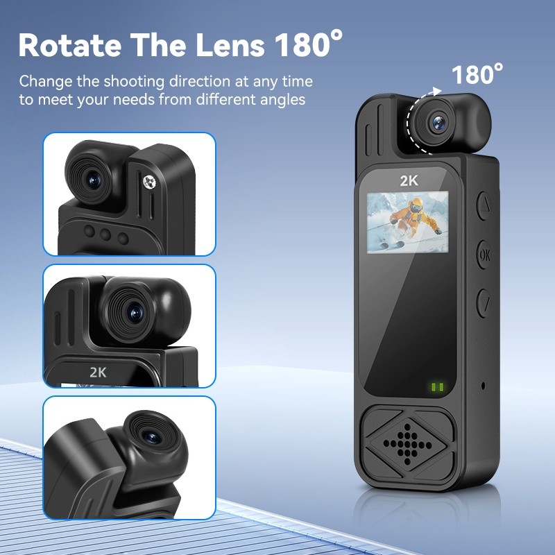 Mini Camera Portable camera 2K WiFi Mini Sports Camera 1.3inch Portable Digital Video Recorder