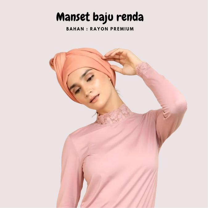 dxo (JUMBO) MANSET BAJU WANITA RENDA PREMIUM LENGAN PANJANG BAHAN RAYON