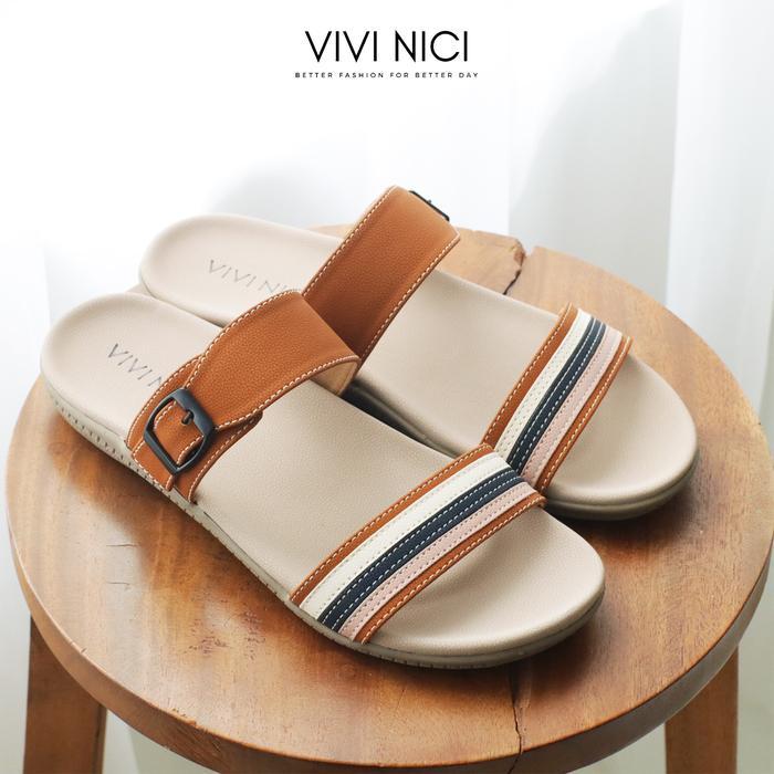 VIVI NICI - CHLOE SANDAL WANITA SENDAL JEPIT KARET CEWEK ORIGINAL QUALITY