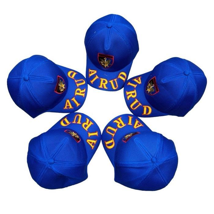 Topi Biru Airud Jaring Logo #Gratisongkir