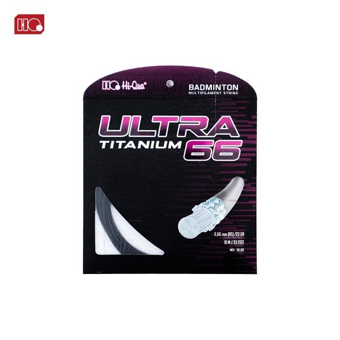 Hi-Qua Senar Raket Badminton Bulutangkis Ultra 66 Titanium