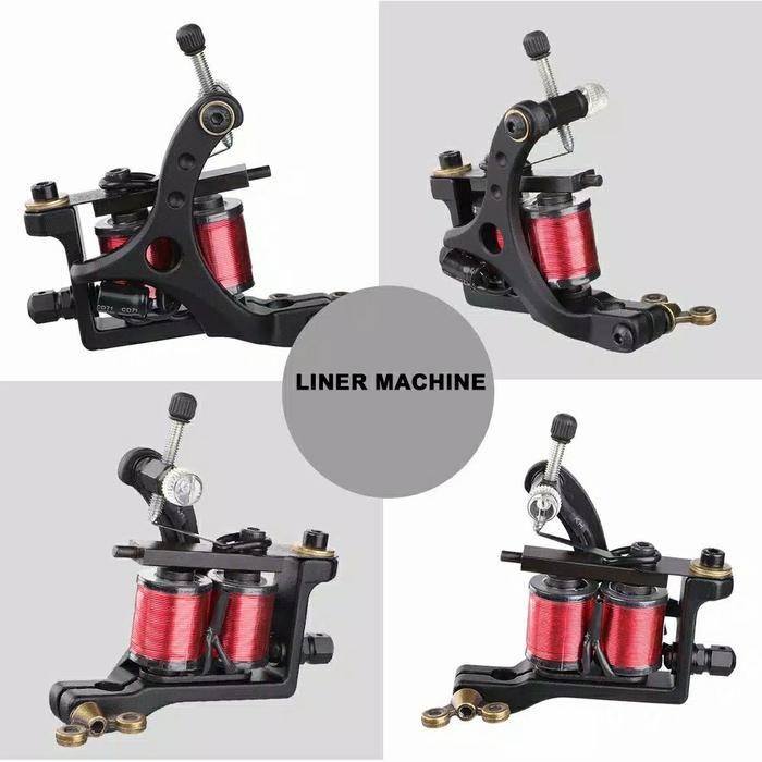 Mesin Coil Tattoo Liner 8Wrap Shader 10Wrap