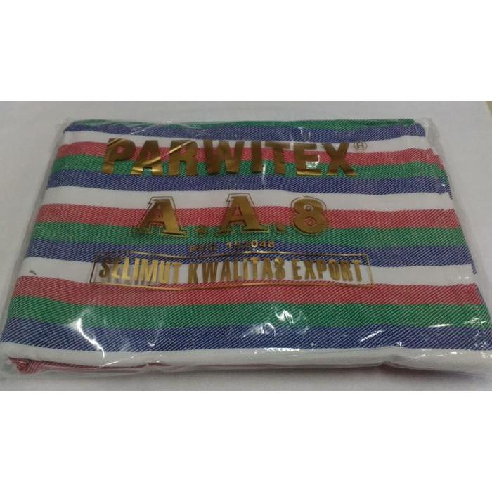 selimut kain tenun parwitex salur AA8 120x180