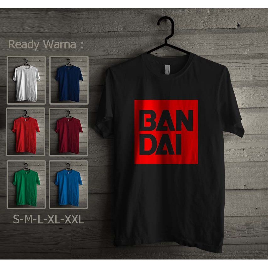 Kaos Bandai Logo Kaos Distro
