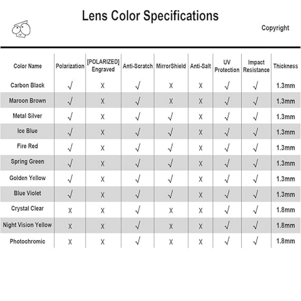 SunglassDoctor Polarized Replacement Lenses for Oakley Crosshair 2.0 OO4044 64mm Sunglasses -