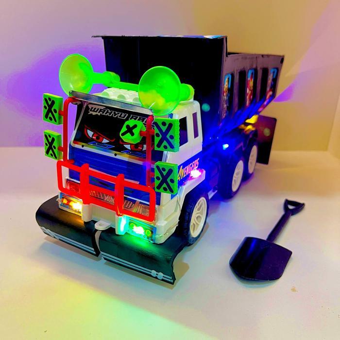 Hot Wheels - Mobilan Modifikasi Truk Oleng Plastik / Mobil Mainan Dump Truk Bisa