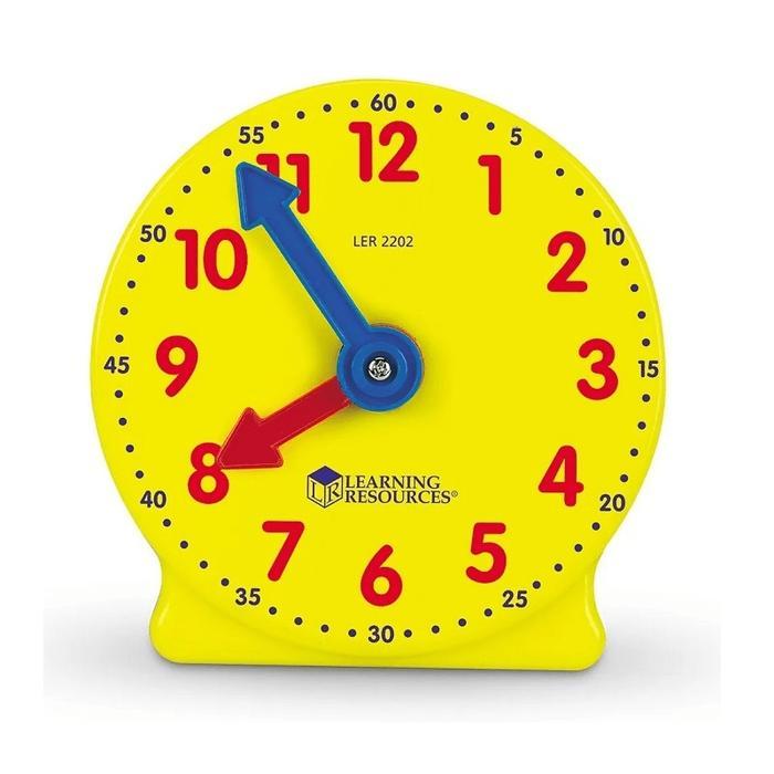 New Learning Resources Mini Gear Clock 4Inch (Per-Pieces)