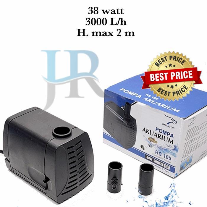 Pompa celup kolam aquarium hidroponik Rosston RS 105
