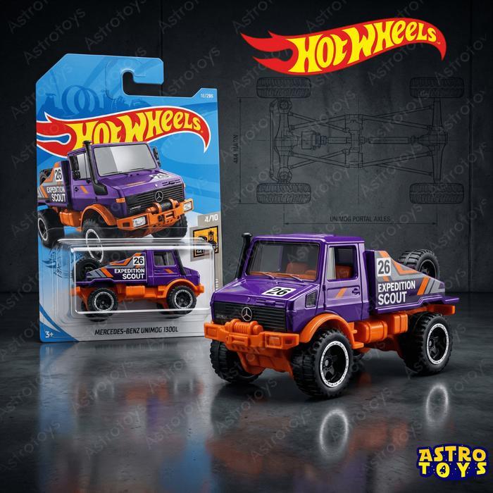 Hot Wheels Mercedes Benz Unimog 1300L Lot C 2026 / Mainan Diecast 1:64 Mobil Truck Hotwheels