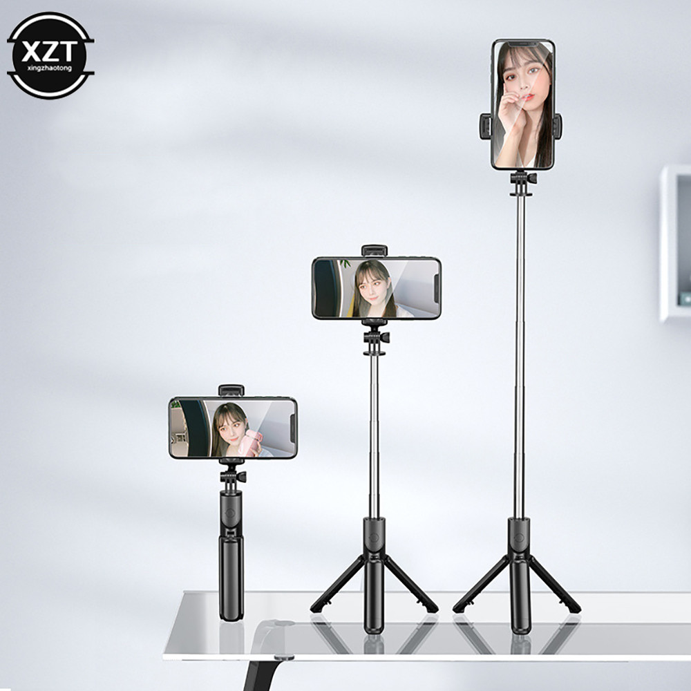 Extendable Wireless Selfie-Stick Monopod Tripod Bluetooth-compatible Selfie Stick for Huawei Xiaomi