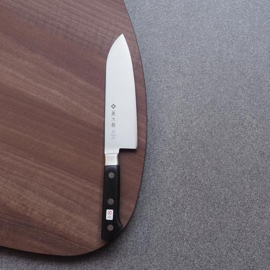 JAPANESE KNIFE TOJIRO DP 3 LAYERED STEEL BY VG10 SANTOKU 170MM