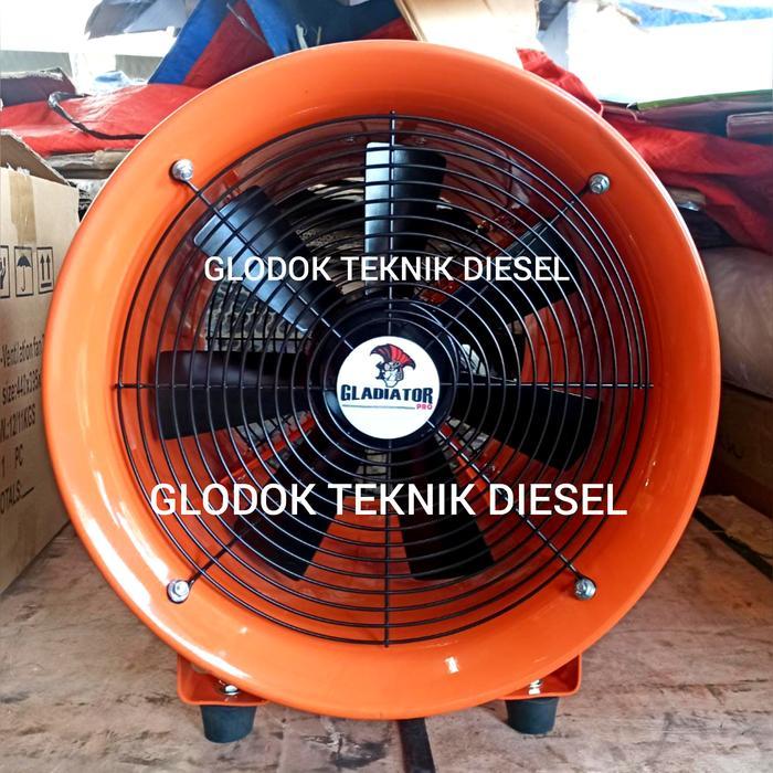 CUCI GUDANG PORTABLE VENTILATOR / BLOWER / EXHAUST FAN 18 INCH TERBAIK