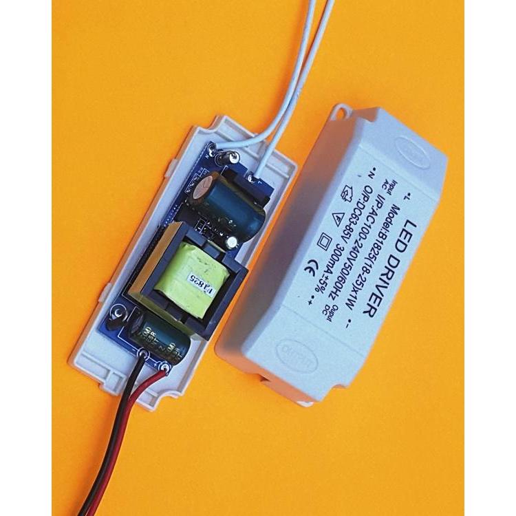 "New" LED Driver 18-25*1 Watt Casing Plastik