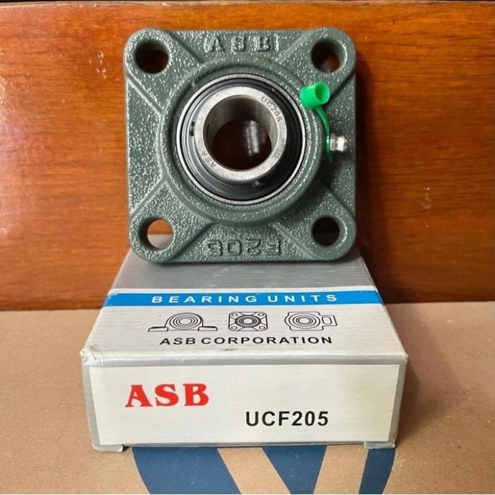 FREE ONGKIR BEARING UNIT UCF 205 NKN DIAMETER AS 25 MM UC205 + F205 ORIGINAL - LARIS BEARING BISA