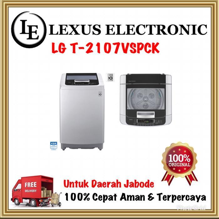 LG MESIN CUCI TOP LOADING T-2107VSPCK 2107VSPCK T2107VSPCK 7KG
