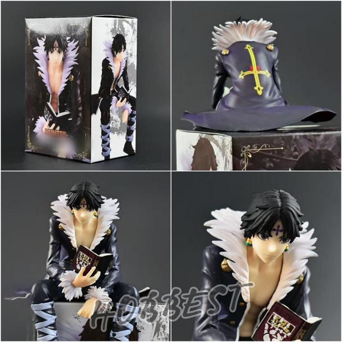 Action Figure Hunter X Hunter - Miniatur Kurapika Hisoka Illumi Chrollo Noodle Stopper Topper Kue