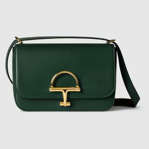 Tas Jinjing,Tas Premium Wanita,Gucci Siena small shoulder bag,green