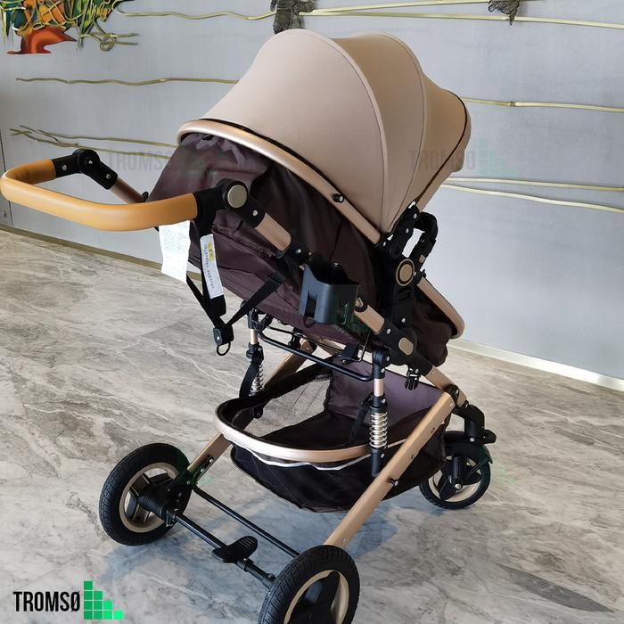 Tromso ~ Luxury Baby Stroller / Kereta Bayi - Khaki