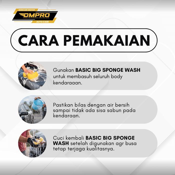 Readyyy Busa Spons Cuci Motor Mobil Spon Sponge Cuci Motor Spons Mobil Ompro Basic Big Sponge Besar