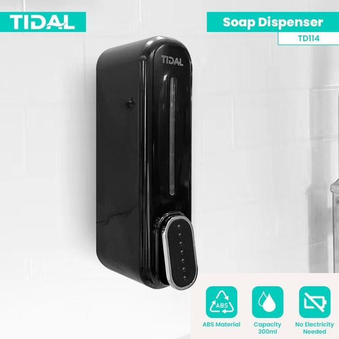 NEW PRODUK TEMPAT SABUN CAIR TD114 LIQUID SOAP DISPENSER BLACK THANKYOU & HAPPY SHOPPING :)