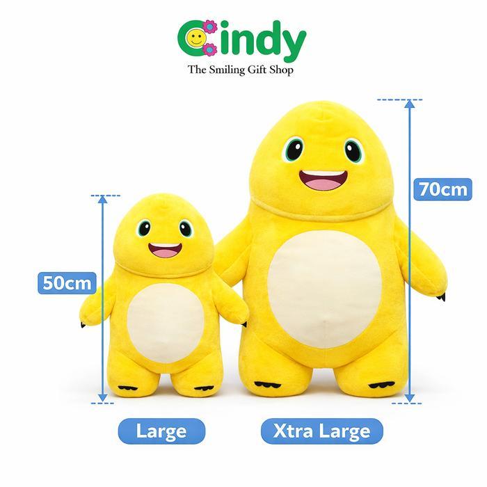 CINDY Boneka Nailong Milk Dragon Jumbo - Mainan Boneka Karakter Naga Susu Dino Kuning Ukuran Jumbo