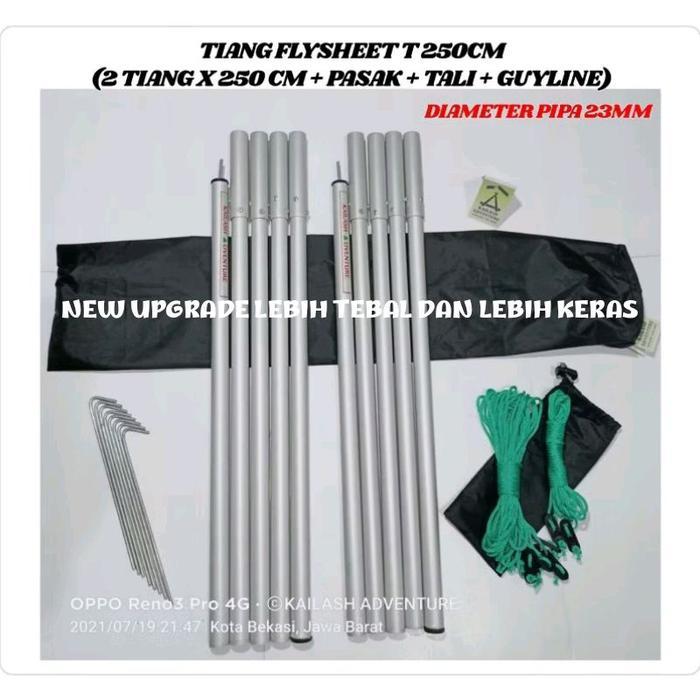 Consina - Tiang Flysheet Alluminium Kailash Adventure 250Cm Camping Outdoor