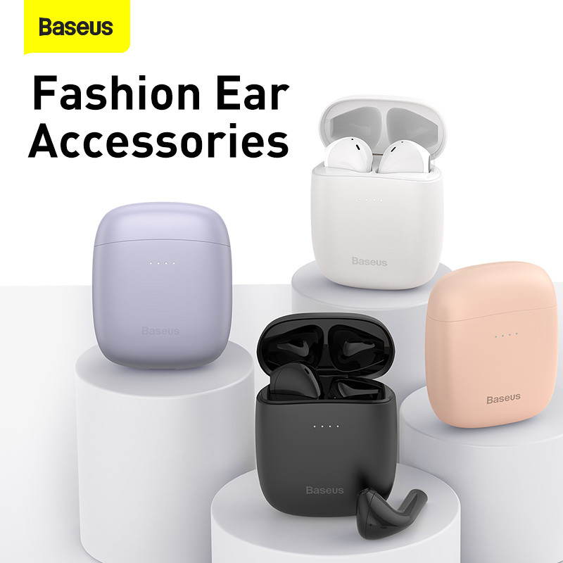Baseus W04 Ture Wireless Headphones TWS Bluetooth 5.3 Earphones Noise Plus Reduction Voice Case