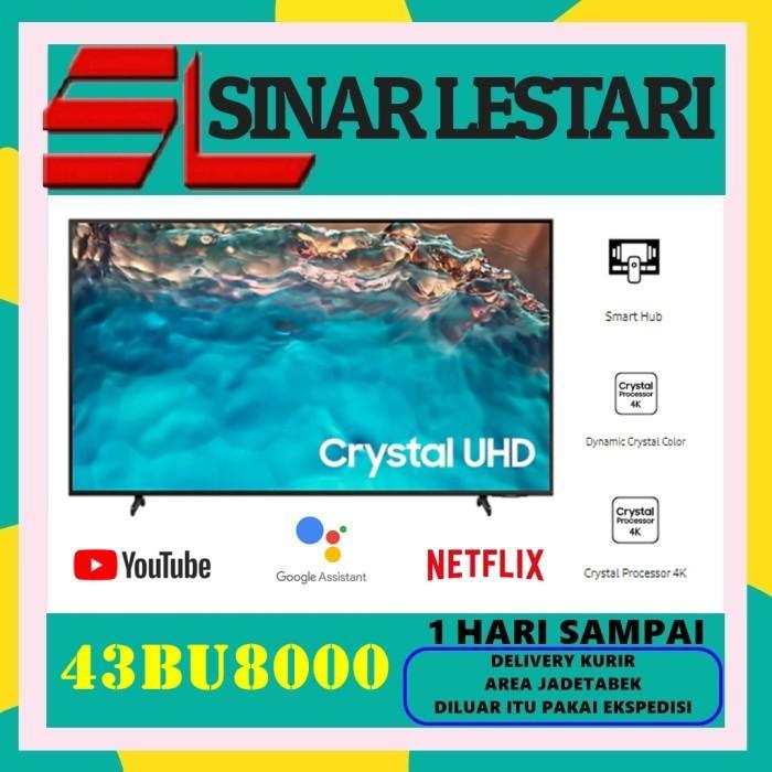 SAMSUNG 43BU8000 CRYSTAL UHD 4K SMART TV 43 INCH UA43BU8000  43AU8000