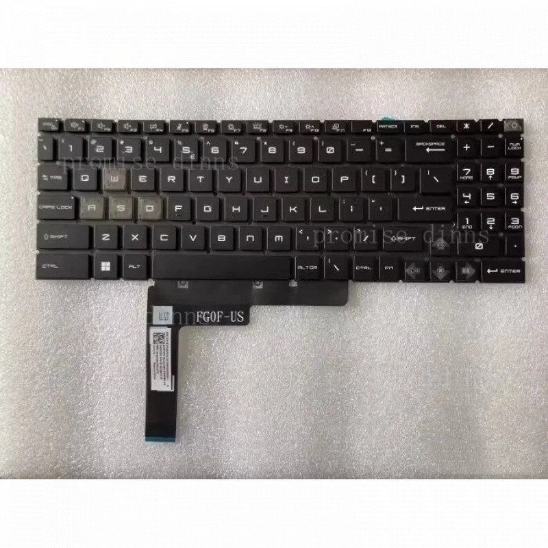 M Keyboard For MSI Prestige 16 A12U A12UD Prestige 16 A13U A13UCX Blue Backlit