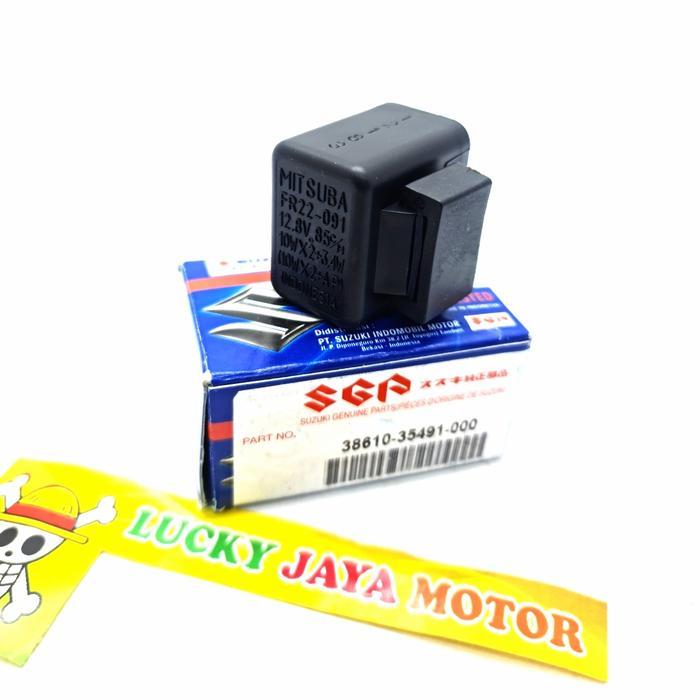 FREE ONGKIR FLASER FLASHER SATRIA LUMBA HIU 120R SMASH SHOGUN 125 SATRIA FU 150 38610-35491-000 BISA
