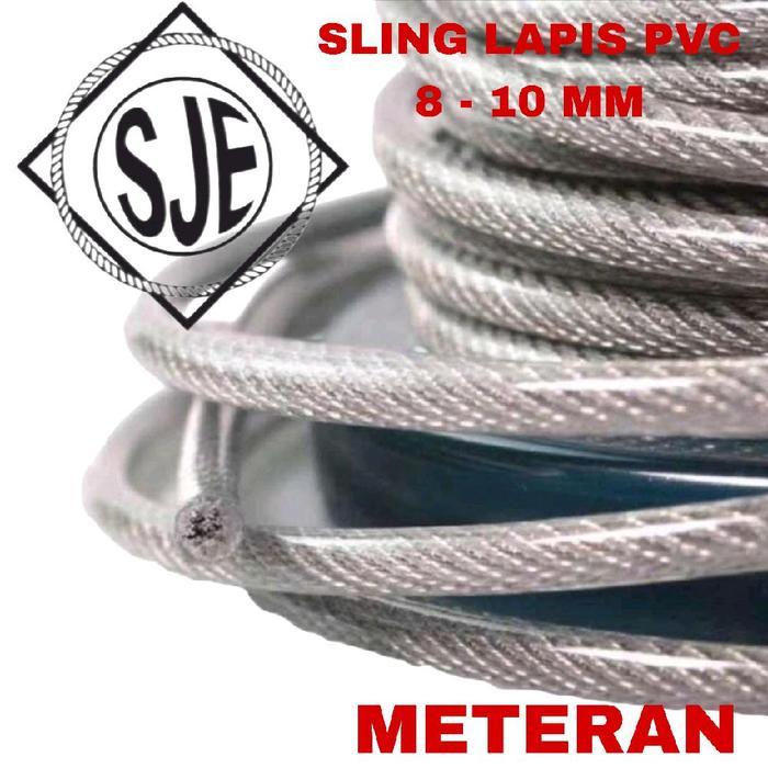 Terlaris - seling baja lapis pvc 10mm /sling baja lapis pvc 10mm