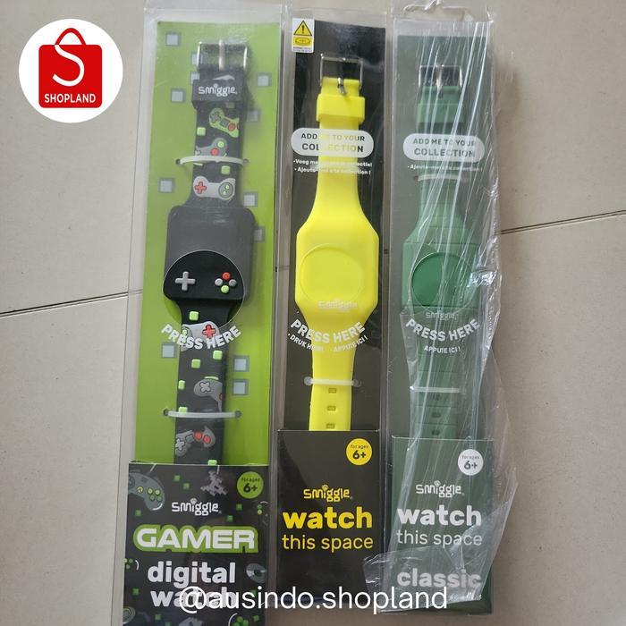 Smiggle Slapband Digital Watch Original Australia Populer