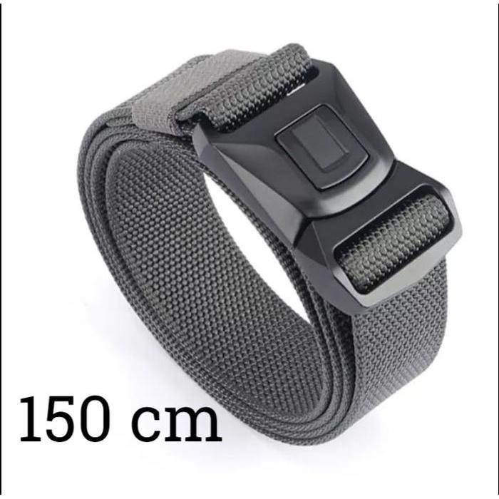 PANJANG EXTRA 150 CM - SABUK TACTICAL NYLON IMPORT - BISA COD BESI