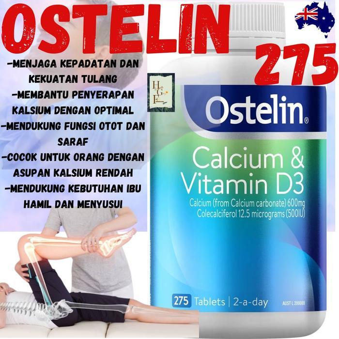 Ostelin Calcium & Vitamin D3 275 Tablets