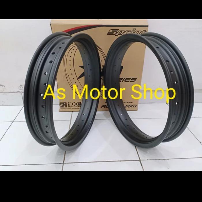 Velg sepasang merek sprint xd/Wm tapak lebar ukuran 250 - 350 ring 17