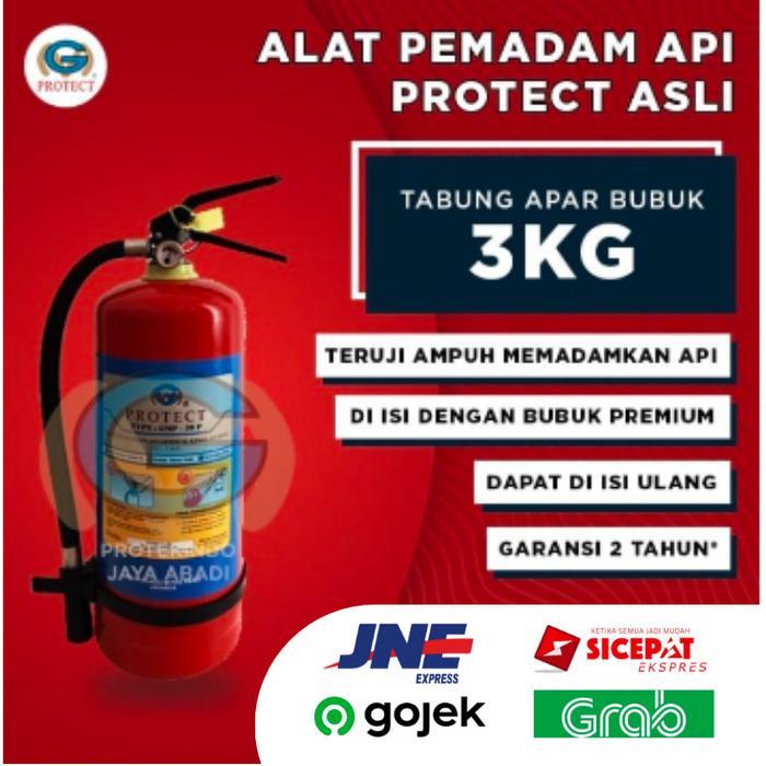 Apar 3 Kg Protect Powder / Alat Pemadam Kebakaran / Apar 3Kg