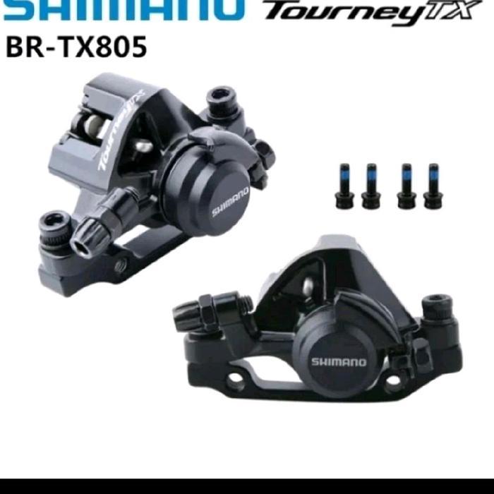 Polygon Caliper Disc Shimano Tourney Tx Br-Tx805 Rem Kaliper Caliper Disc Mekanik Original Shimano