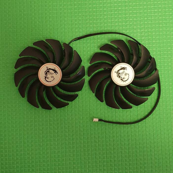 FAN VGA MSI GAMING X 95MM 4PIN RX 580 570 480 470 GTX 1060 1070 1080 TERBAIK