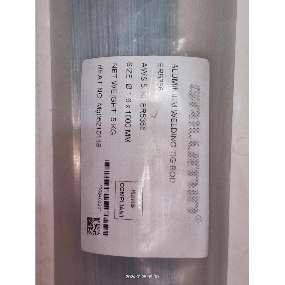 Grillumin Kawat Las Tig Rod Aluminium Er5356