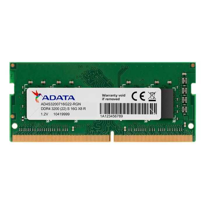 Adata DDR4 16GB 3200MHz RAM SODIMM Single Channel