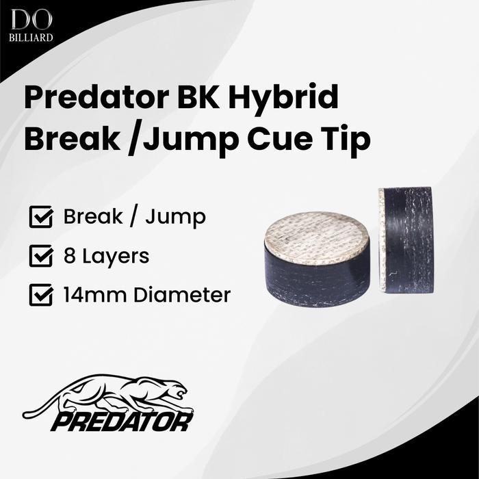 Master Tip PREDATOR BK HYBRID Break/Jump Original / Tip Stick Billiard Predator BK Hybrid Original